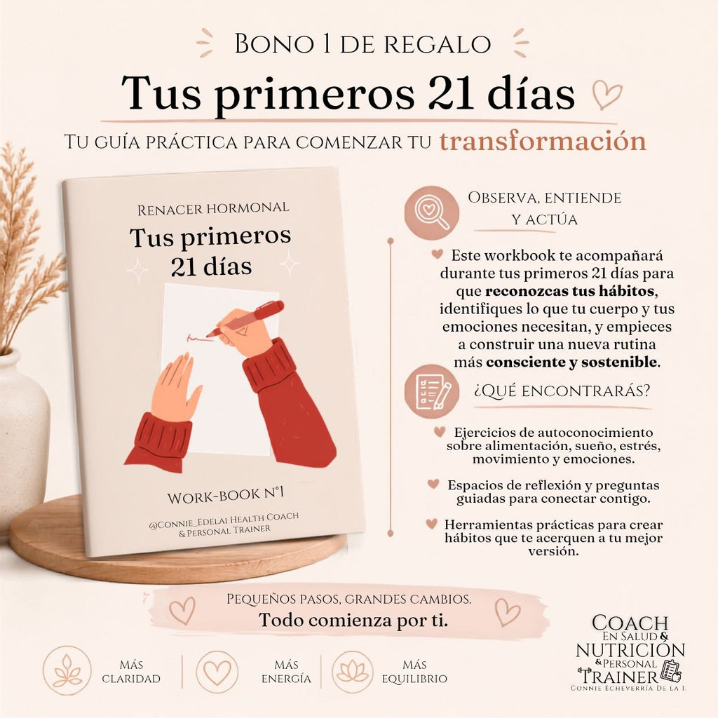 ¿SIENTES QUE TU CUERPO ESTÁ FUERA DE CONTROL? RENACER HORMONAL + 3 REGALOS 🎁