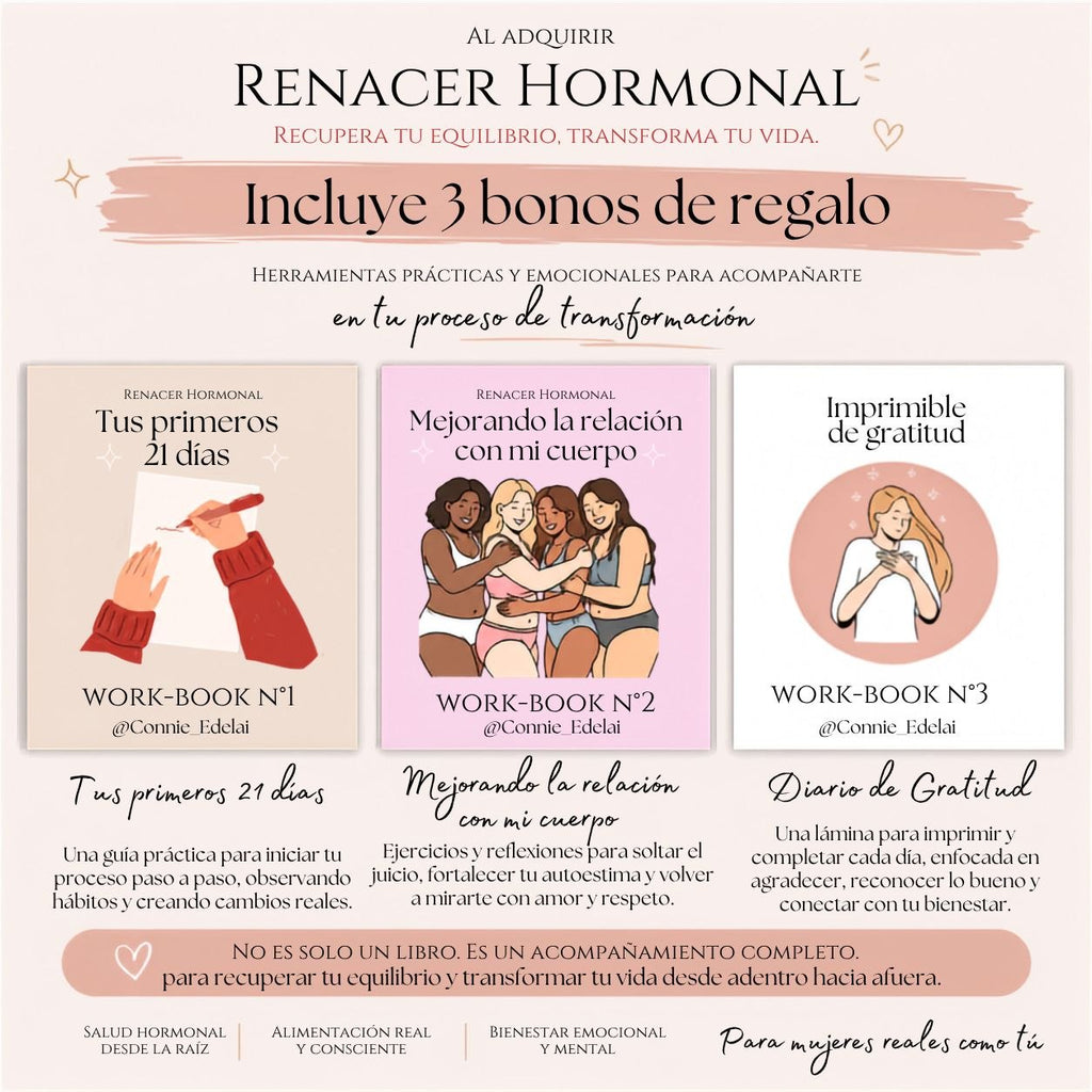 ¿SIENTES QUE TU CUERPO ESTÁ FUERA DE CONTROL? RENACER HORMONAL + 3 REGALOS 🎁